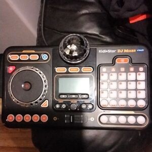 VTech Kidi-Star DJ Mixer - Black and Orange Kids Music Mixer